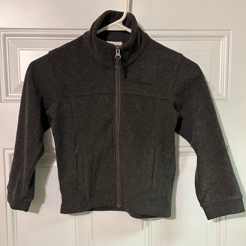 Columbia XXS (4-5) Gray Fleece Boys Jacket